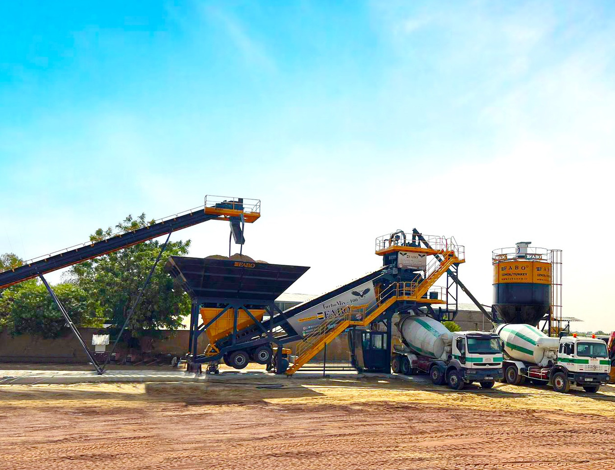 FABO mobile concrete batching plant - 콘크리트 플랜트 : 사진 2 FABO mobile concrete batching plant - 콘크리트 플랜트 : 사진 2