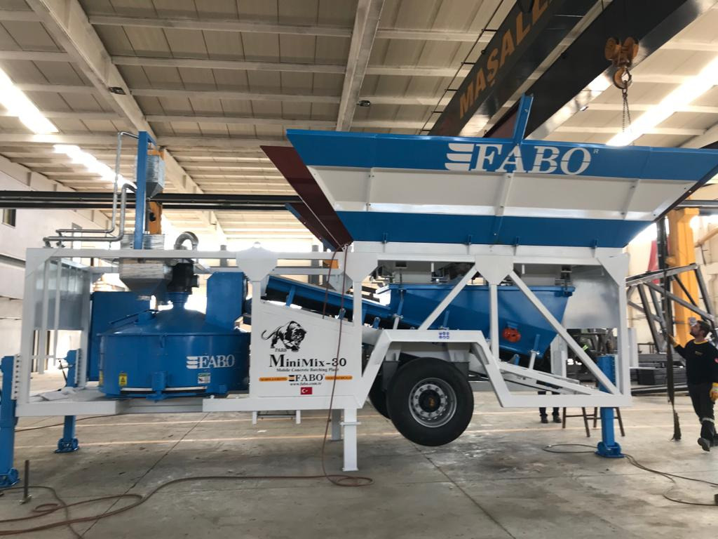 FABO mobile concrete batching plant - 콘크리트 플랜트 : 사진 4 FABO mobile concrete batching plant - 콘크리트 플랜트 : 사진 4
