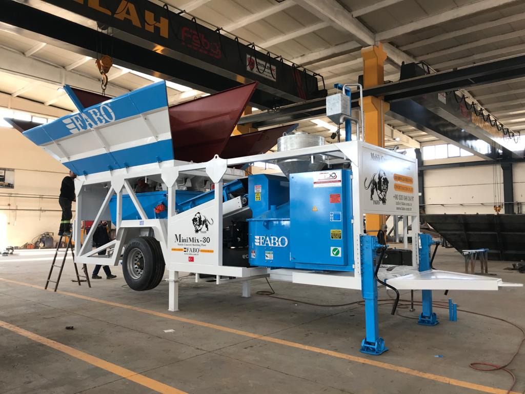FABO mobile concrete batching plant - 콘크리트 플랜트 : 사진 2 FABO mobile concrete batching plant - 콘크리트 플랜트 : 사진 2