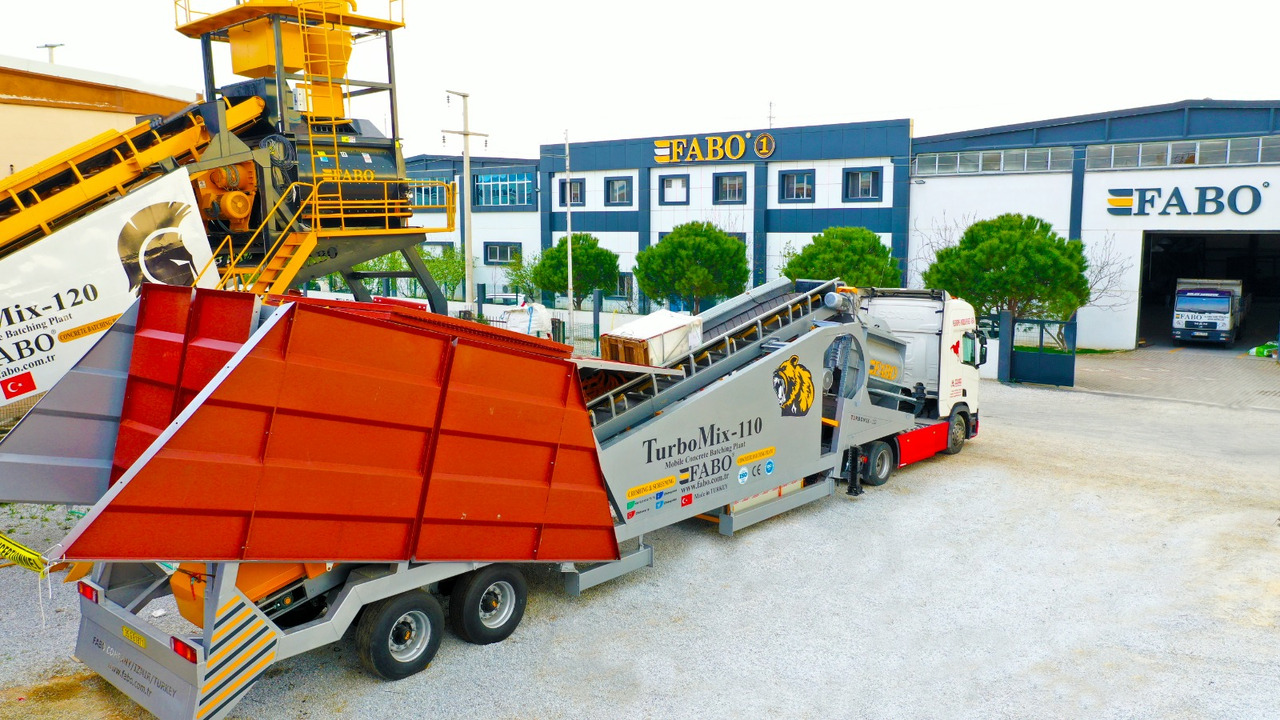 FABO mobile concrete batching plant - 콘크리트 플랜트 : 사진 1 FABO mobile concrete batching plant - 콘크리트 플랜트 : 사진 1