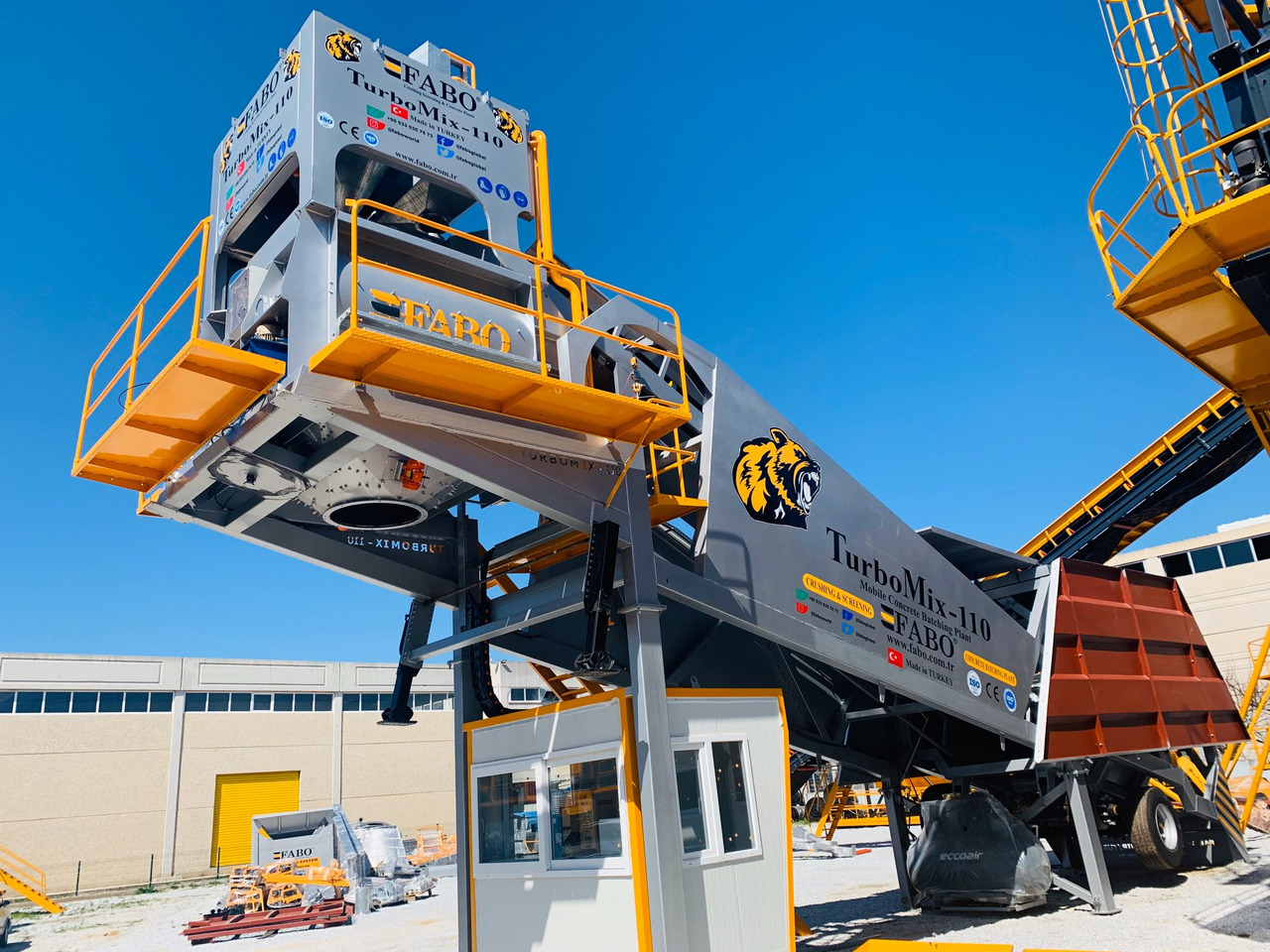 FABO mobile concrete batching plant - 콘크리트 플랜트 : 사진 5 FABO mobile concrete batching plant - 콘크리트 플랜트 : 사진 5