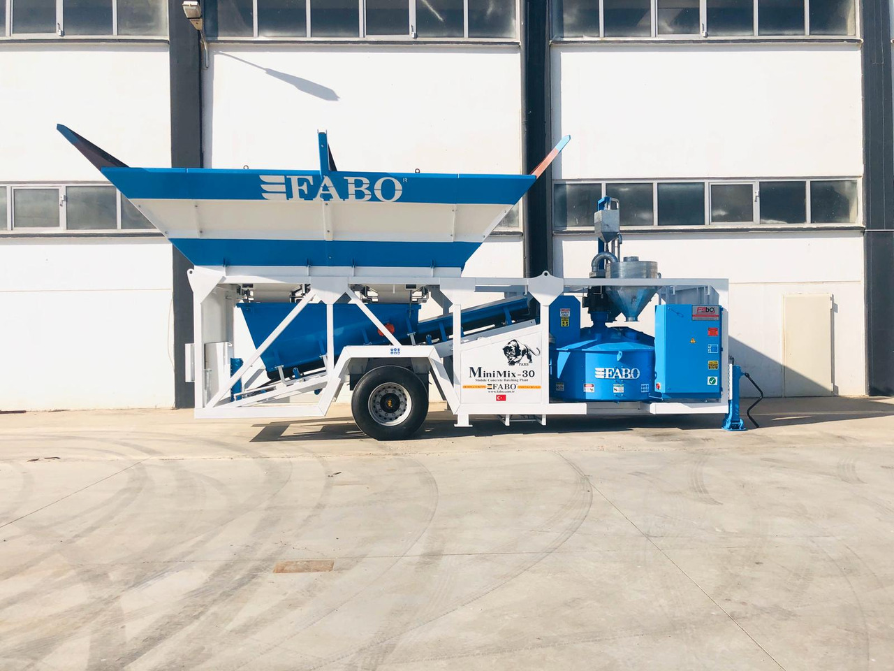 FABO mobile concrete batching plant - 콘크리트 플랜트 : 사진 5 FABO mobile concrete batching plant - 콘크리트 플랜트 : 사진 5