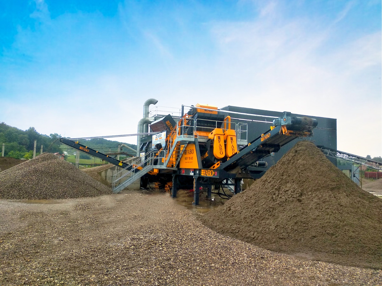 FABO mobile washing plant - 스크리너 : 사진 4 FABO mobile washing plant - 스크리너 : 사진 4