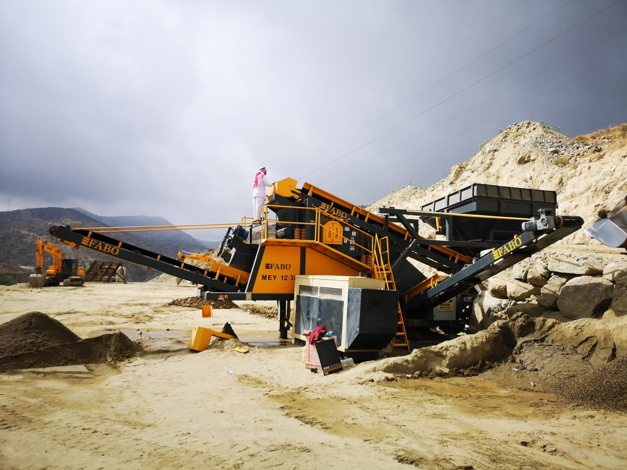 FABO mobile washing plant - 스크리너 : 사진 4 FABO mobile washing plant - 스크리너 : 사진 4