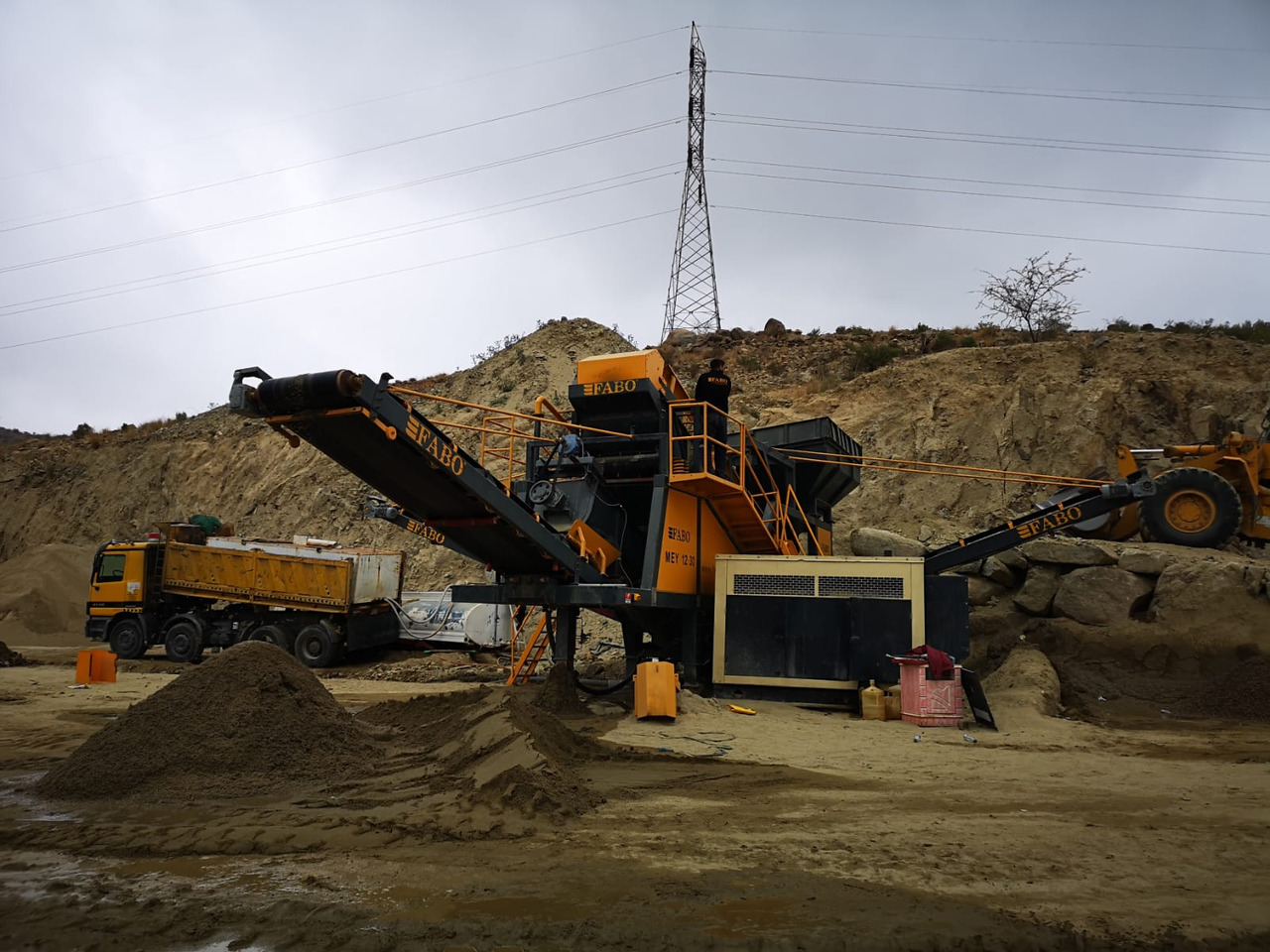 FABO mobile washing plant - 스크리너 : 사진 3 FABO mobile washing plant - 스크리너 : 사진 3