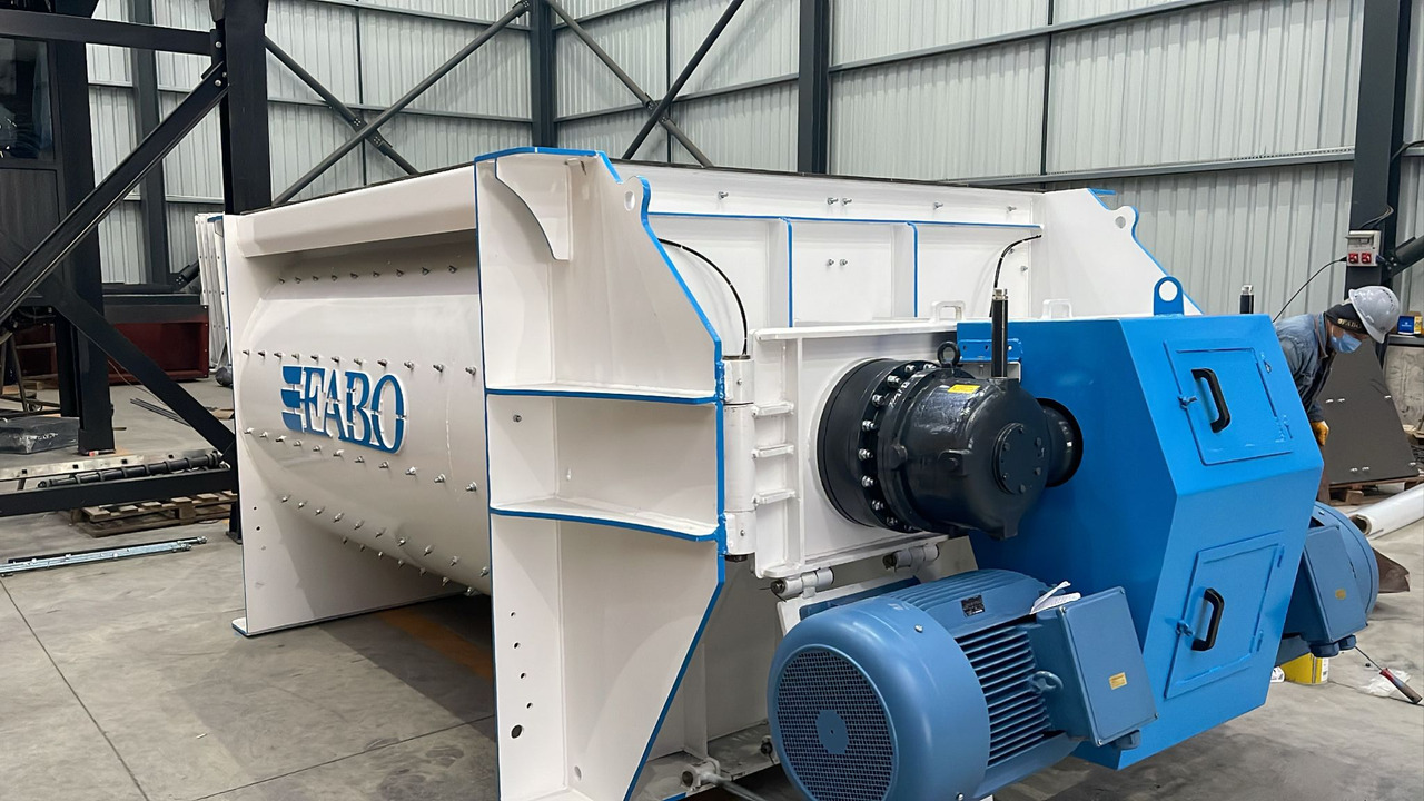 FABO twin shaft mixer - 콘크리트 믹서 : 사진 4 FABO twin shaft mixer - 콘크리트 믹서 : 사진 4