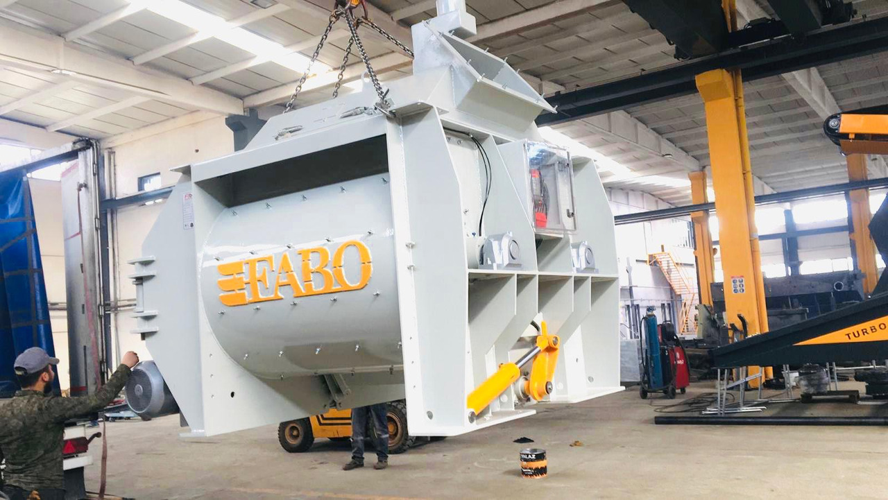 FABO twin shaft mixer - 콘크리트 믹서 : 사진 1 FABO twin shaft mixer - 콘크리트 믹서 : 사진 1