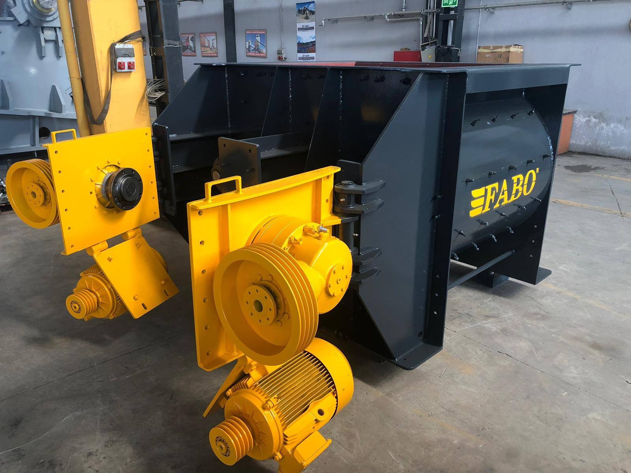 FABO twin shaft mixer - 콘크리트 믹서 : 사진 5 FABO twin shaft mixer - 콘크리트 믹서 : 사진 5