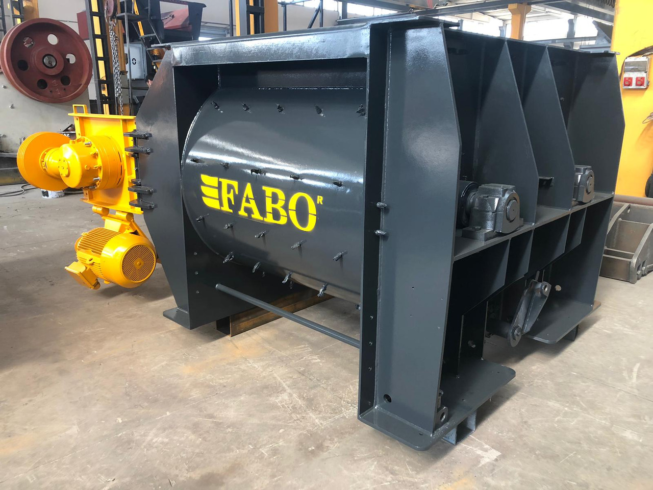 FABO twin shaft mixer - 콘크리트 믹서 : 사진 2 FABO twin shaft mixer - 콘크리트 믹서 : 사진 2