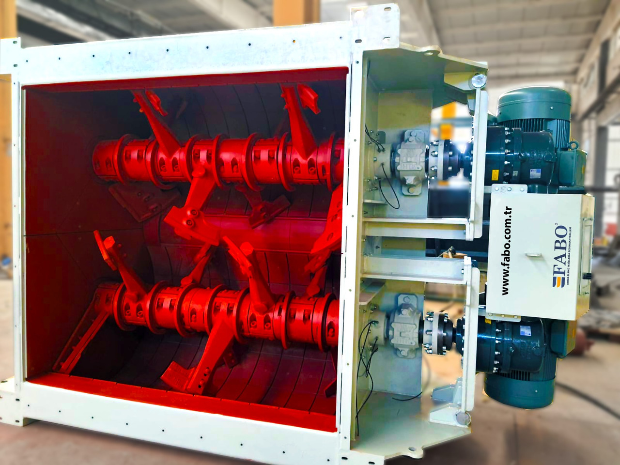 FABO twin shaft mixer - 콘크리트 믹서 : 사진 1 FABO twin shaft mixer - 콘크리트 믹서 : 사진 1