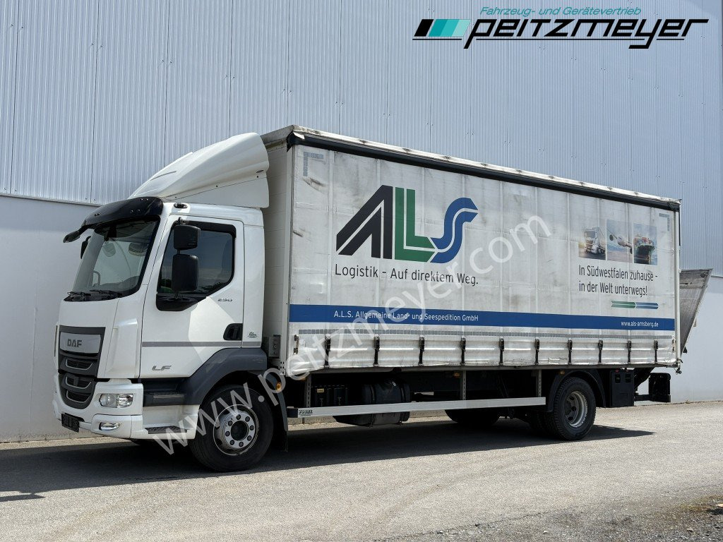 DAF LF 16.290 FL Pritsche + LBW 1,5 t. NL 9 t. - 커튼사이더 트럭 : 사진 1 DAF LF 16.290 FL Pritsche + LBW 1,5 t. NL 9 t. - 커튼사이더 트럭 : 사진 1