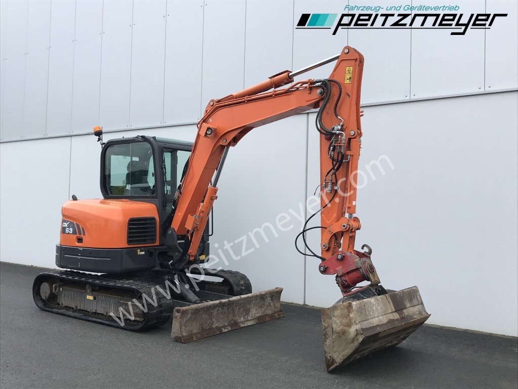 Doosan Kettenbagger DX 63-3 PowerTilt 070 , MS 03, mehrfach vorhanden - 미니 굴삭기 : 사진 2 Doosan Kettenbagger DX 63-3 PowerTilt 070 , MS 03, mehrfach vorhanden - 미니 굴삭기 : 사진 2