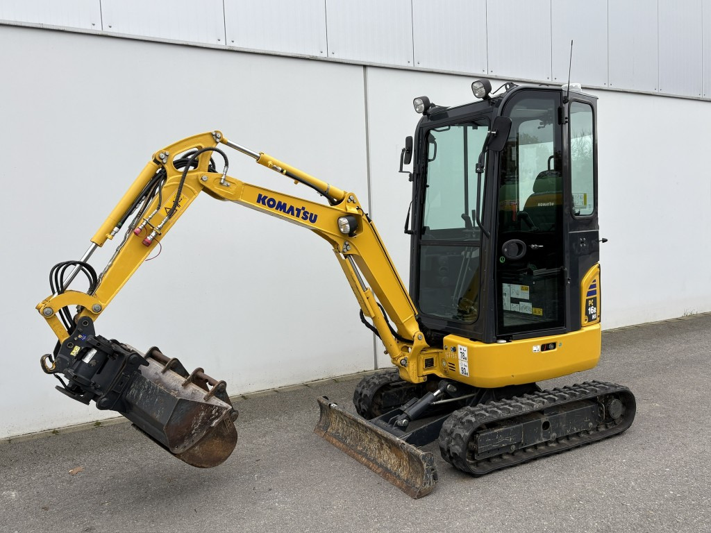 KOMATSU MINIBAGGER PC 16 R-3HS Powertilt 20,40,100 Löffel - 미니 굴삭기 : 사진 1 KOMATSU MINIBAGGER PC 16 R-3HS Powertilt 20,40,100 Löffel - 미니 굴삭기 : 사진 1