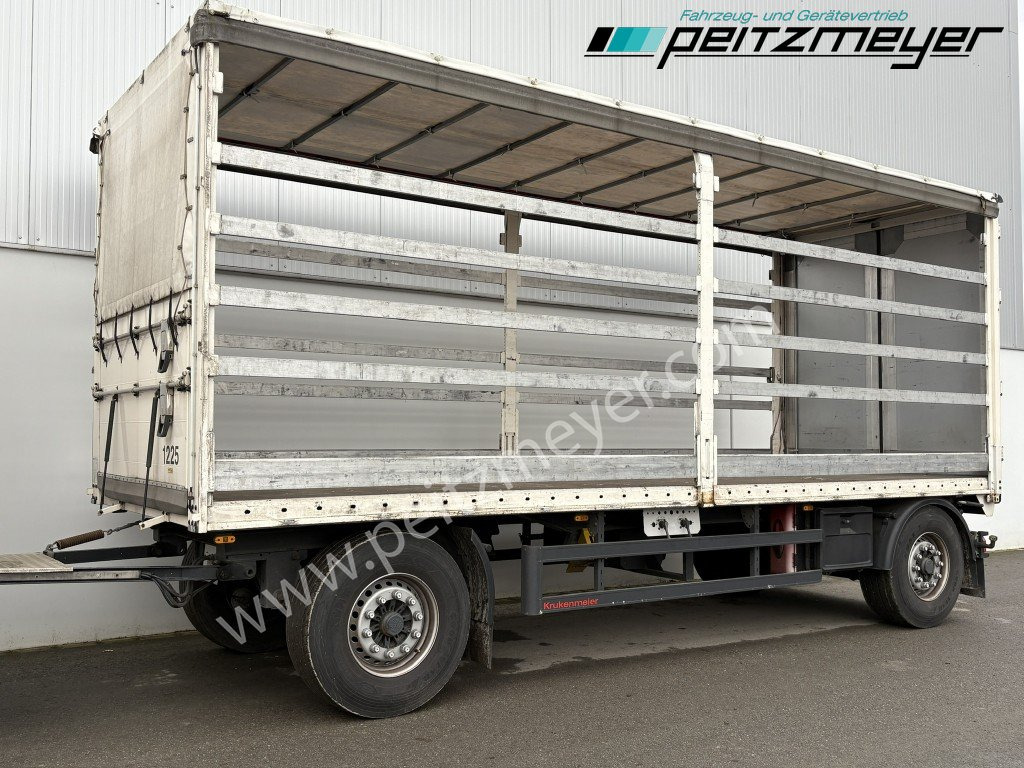 KRUKENMEIER PRITSCHENANHÄNGER 18 T. mit Durchlade - 커튼사이더 트레일러 : 사진 3 KRUKENMEIER PRITSCHENANHÄNGER 18 T. mit Durchlade - 커튼사이더 트레일러 : 사진 3