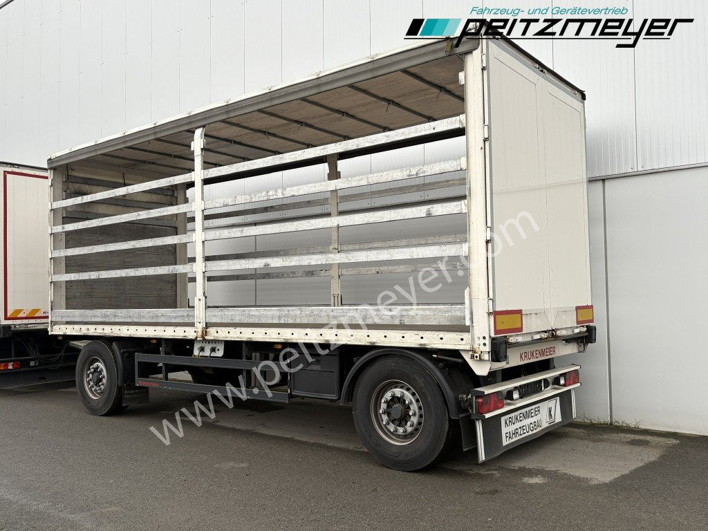 KRUKENMEIER PRITSCHENANHÄNGER 18 T. mit Durchlade - 커튼사이더 트레일러 : 사진 2 KRUKENMEIER PRITSCHENANHÄNGER 18 T. mit Durchlade - 커튼사이더 트레일러 : 사진 2