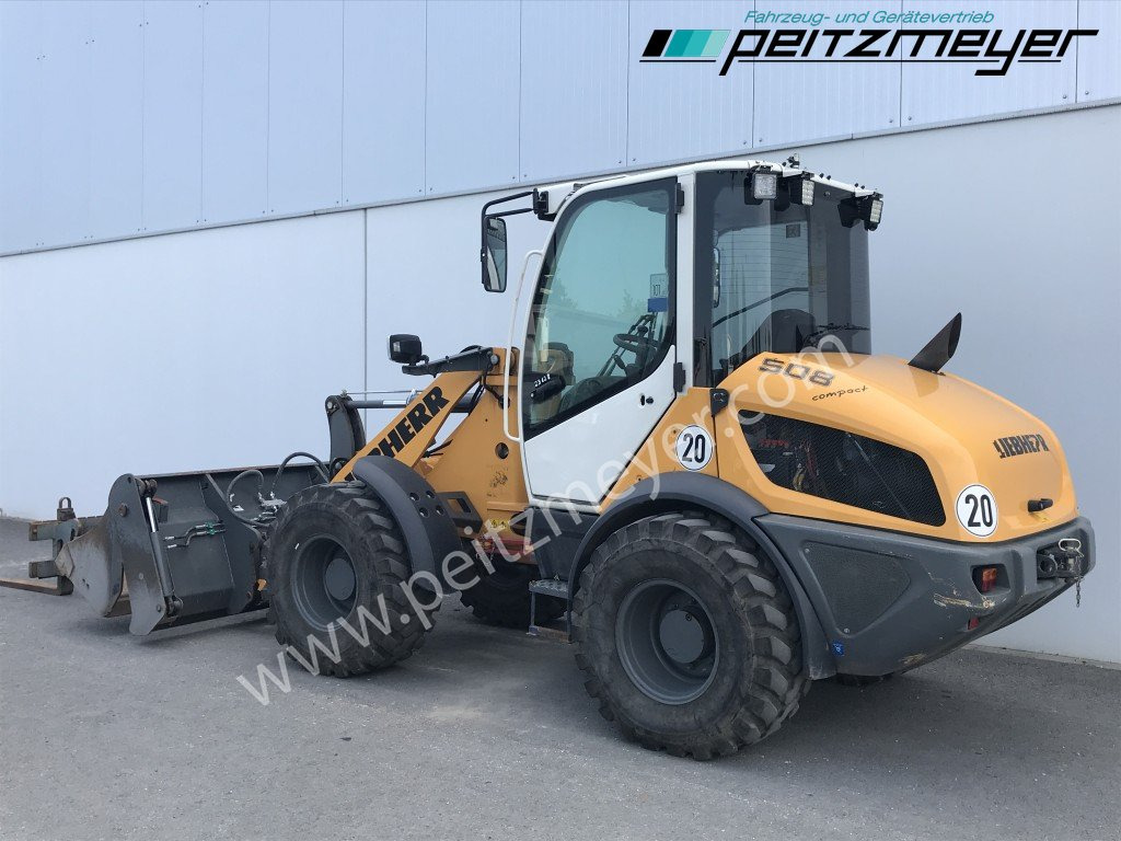 LIEBHERR RADLADER L 508 C 4in1 Schaufel + Palettengabel - 휠 로더 : 사진 4 LIEBHERR RADLADER L 508 C 4in1 Schaufel + Palettengabel - 휠 로더 : 사진 4