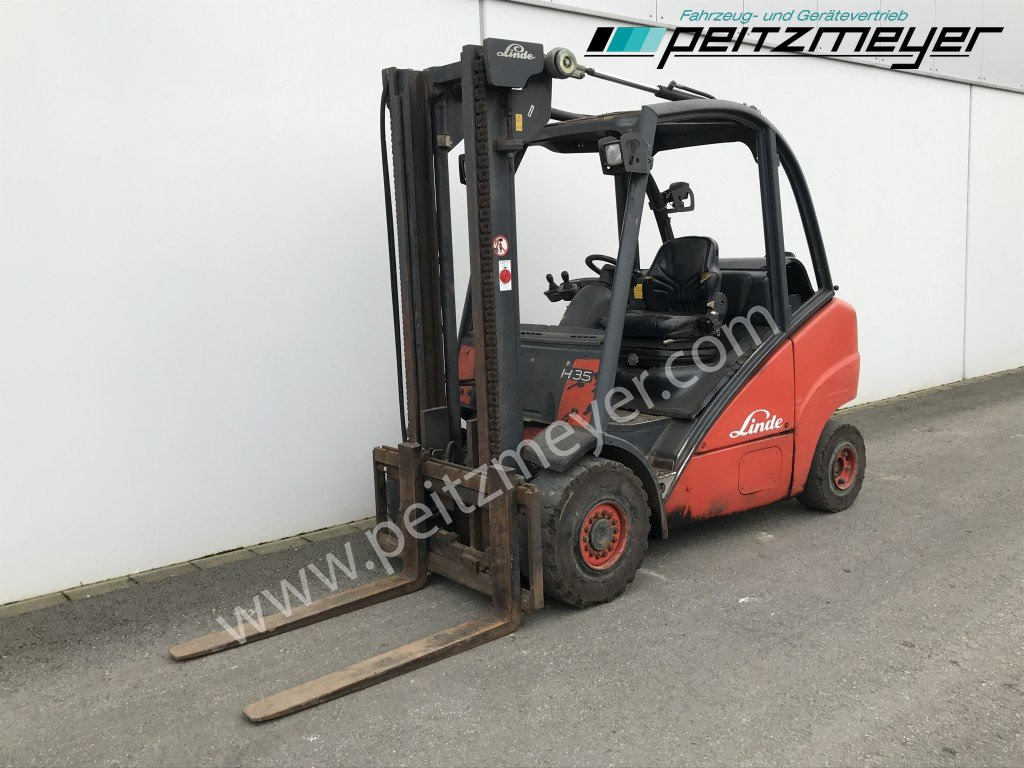 LINDE Gabelstapler H 35 T Gas + Seitenschieber - LPG 지게차 : 사진 1 LINDE Gabelstapler H 35 T Gas + Seitenschieber - LPG 지게차 : 사진 1