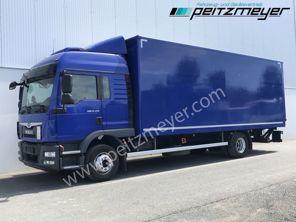 MAN TGM 15.250 BL, Klima+Standklima, LBW, AHK Schaltgetriebe, Scheckheft - 박스 트럭 : 사진 1 MAN TGM 15.250 BL, Klima+Standklima, LBW, AHK Schaltgetriebe, Scheckheft - 박스 트럭 : 사진 1