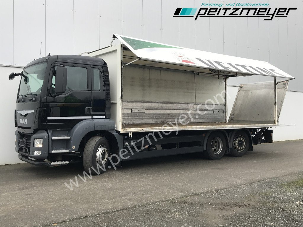 MAN TGS 26.360 FL Ewers Getränke + LBW 2 x AHK, Lenkachse, Kupplung neu - 음료 트럭 : 사진 1 MAN TGS 26.360 FL Ewers Getränke + LBW 2 x AHK, Lenkachse, Kupplung neu - 음료 트럭 : 사진 1