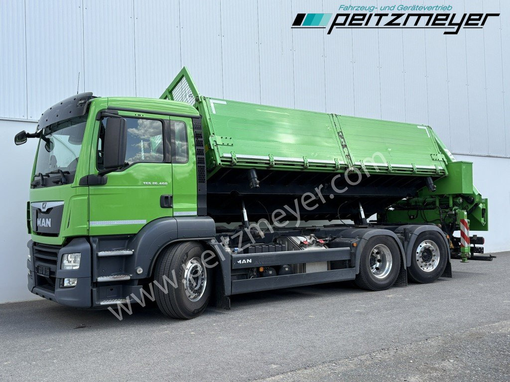 MAN TGS 26.460 FL 6x2 Kipper+Kran+Funk Lenkachse, 2-Seitenkipper, Atlas 172.3 - 덤프트럭 : 사진 1 MAN TGS 26.460 FL 6x2 Kipper+Kran+Funk Lenkachse, 2-Seitenkipper, Atlas 172.3 - 덤프트럭 : 사진 1