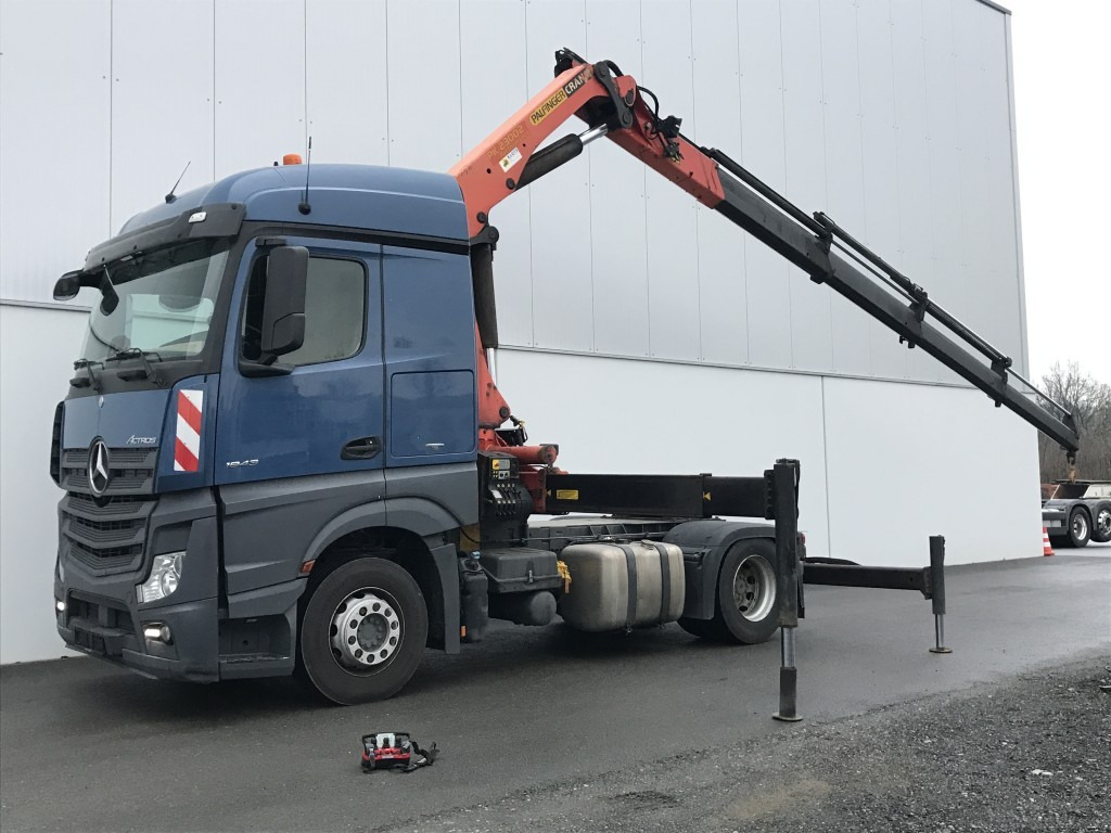 MERCEDES-BENZ Actros 1843 LS Kran Palfinger PK 23002 4 Punkt Abstützung - 트랙터 유닛 : 사진 1 MERCEDES-BENZ Actros 1843 LS Kran Palfinger PK 23002 4 Punkt Abstützung - 트랙터 유닛 : 사진 1