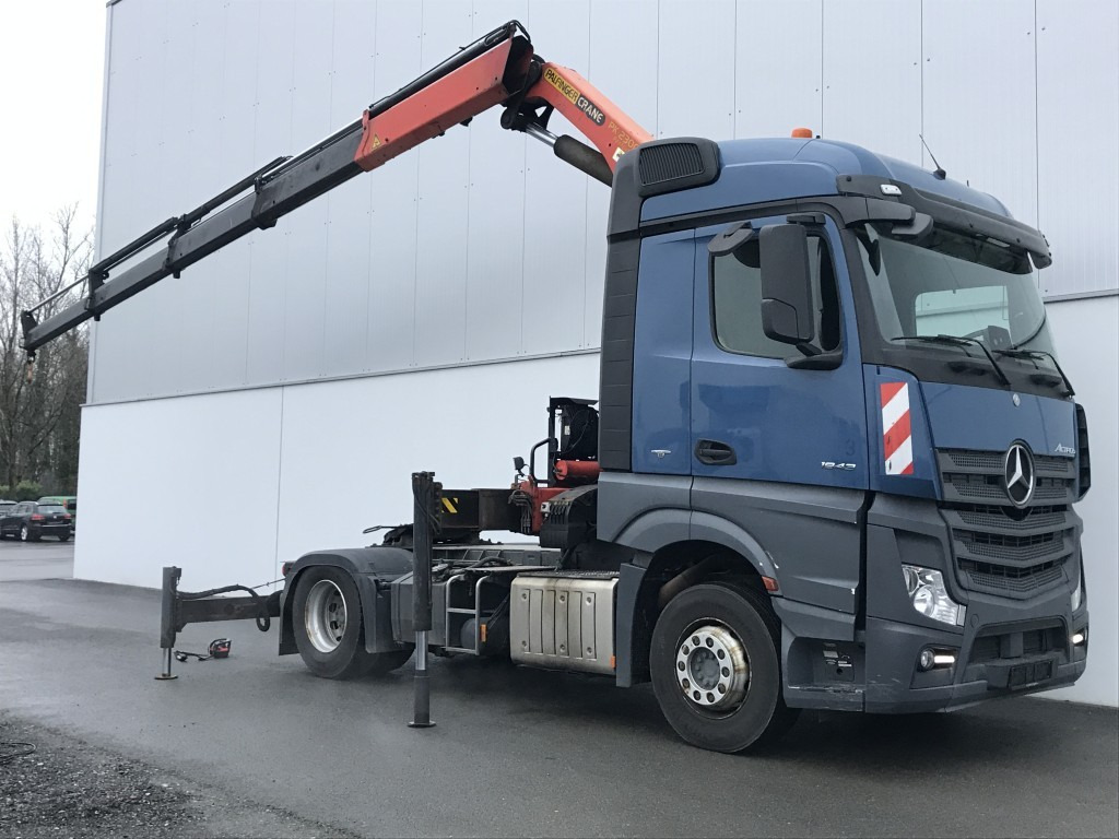 MERCEDES-BENZ Actros 1843 LS Kran Palfinger PK 23002 4 Punkt Abstützung - 트랙터 유닛 : 사진 3 MERCEDES-BENZ Actros 1843 LS Kran Palfinger PK 23002 4 Punkt Abstützung - 트랙터 유닛 : 사진 3