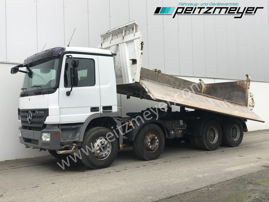 MERCEDES-BENZ Actros 4141 K 8x4 Bordmatik, 3 Pedale Meiller 3-Seitenkipper - 덤프트럭 : 사진 1 MERCEDES-BENZ Actros 4141 K 8x4 Bordmatik, 3 Pedale Meiller 3-Seitenkipper - 덤프트럭 : 사진 1