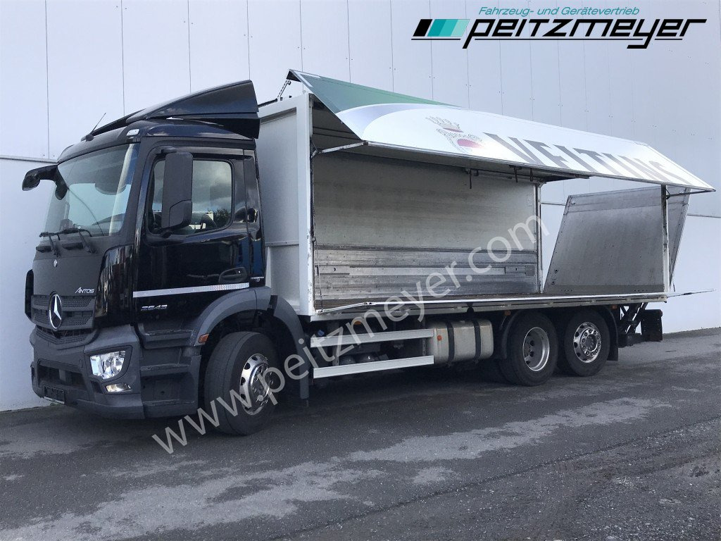 MERCEDES-BENZ Antos 2543 LL Ewers Getränke Retarder, 2 x AHK, LBW 2 t., Lenkachse - 음료 트럭 : 사진 1 MERCEDES-BENZ Antos 2543 LL Ewers Getränke Retarder, 2 x AHK, LBW 2 t., Lenkachse - 음료 트럭 : 사진 1