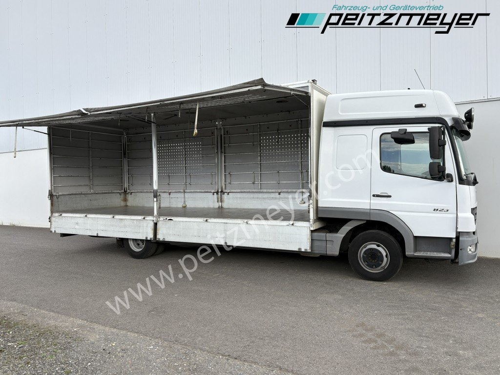 MERCEDES-BENZ Atego 823 L Geflügelpritsche L - Fahrerhaus, Klima, 2 x AHK - 박스 트럭 : 사진 3 MERCEDES-BENZ Atego 823 L Geflügelpritsche L - Fahrerhaus, Klima, 2 x AHK - 박스 트럭 : 사진 3