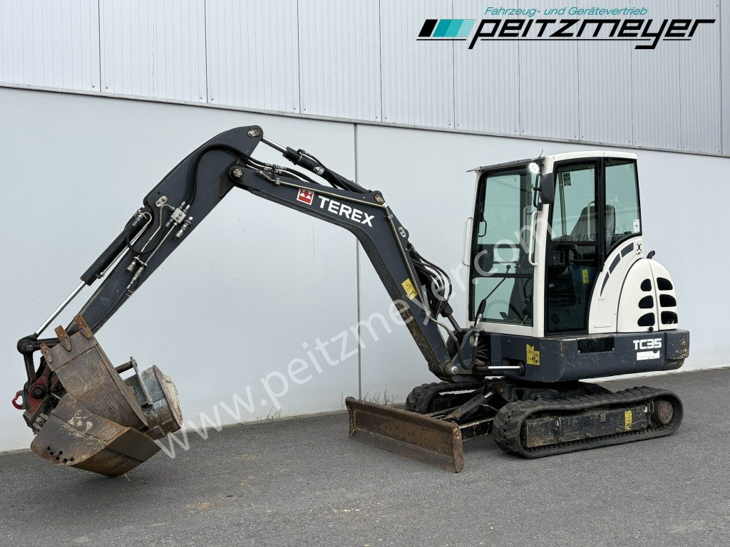 TEREX MINIBAGGER TC 35 mit hydr. Schwenklöffel 1.300 mm - 미니 굴삭기 : 사진 1 TEREX MINIBAGGER TC 35 mit hydr. Schwenklöffel 1.300 mm - 미니 굴삭기 : 사진 1