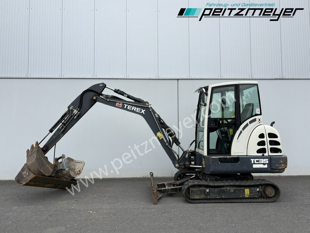 미니 굴삭기 TEREX MINIBAGGER TC 35 mit hydr. Schwenklöffel 1.300 mm : 사진 8 미니 굴삭기 TEREX MINIBAGGER TC 35 mit hydr. Schwenklöffel 1.300 mm : 사진 8