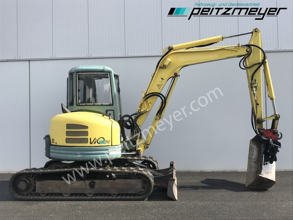 미니 굴삭기 YANMAR MINIBAGGER VIO 50 V hydr. Schwenklöffel : 사진 8