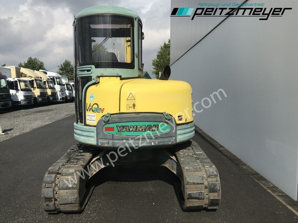 미니 굴삭기 YANMAR MINIBAGGER VIO 50 V hydr. Schwenklöffel : 사진 6