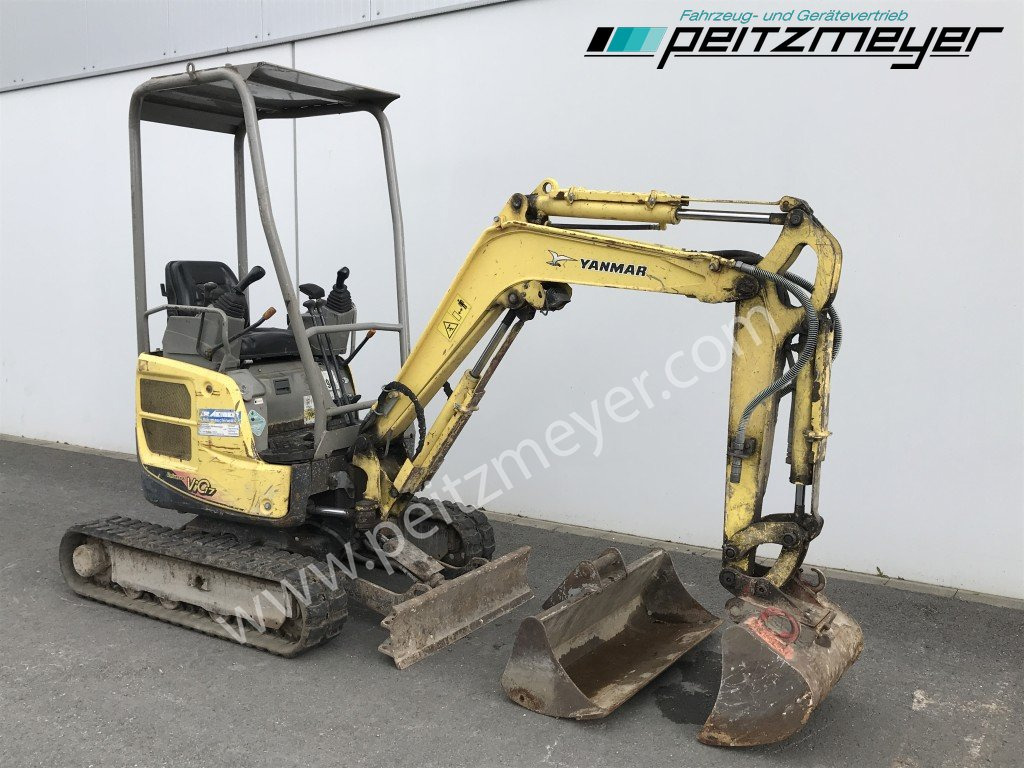 YANMAR MINIBAGGER Vio 17 verstellbares Fahrwerk Schnellwechsler mit 60 er und 100 Löffel - 미니 굴삭기 : 사진 2 YANMAR MINIBAGGER Vio 17 verstellbares Fahrwerk Schnellwechsler mit 60 er und 100 Löffel - 미니 굴삭기 : 사진 2
