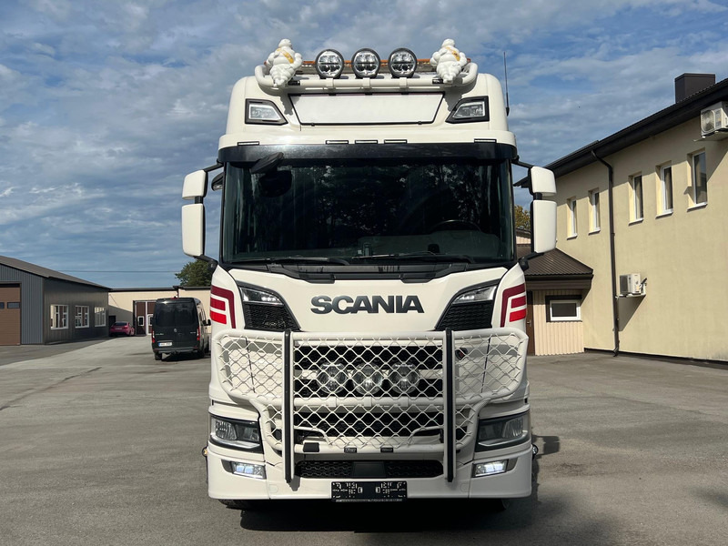 Scania R730 B6X4NB - 목재 트럭, 크레인 트럭 : 사진 5 Scania R730 B6X4NB - 목재 트럭, 크레인 트럭 : 사진 5