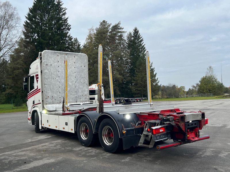 Scania R730 B6X4NB - 목재 트럭, 크레인 트럭 : 사진 4 Scania R730 B6X4NB - 목재 트럭, 크레인 트럭 : 사진 4