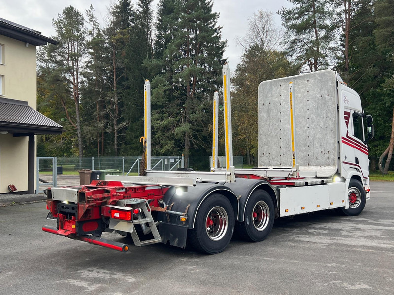 Scania R730 B6X4NB - 목재 트럭, 크레인 트럭 : 사진 3 Scania R730 B6X4NB - 목재 트럭, 크레인 트럭 : 사진 3