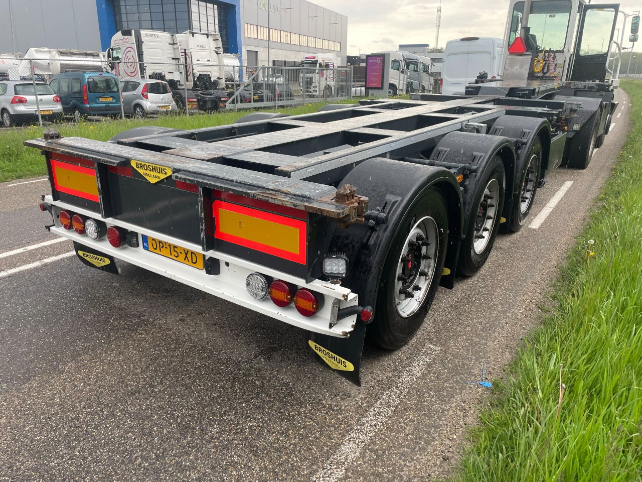 Broshuis Mfcc 20-30-40-45 FT HC / Disc brakes / Lifting axle / led / NL trailer/ - 컨테이너 운반 장치/ 스와프 보디 세미 트레일러 : 사진 4 Broshuis Mfcc 20-30-40-45 FT HC / Disc brakes / Lifting axle / led / NL trailer/ - 컨테이너 운반 장치/ 스와프 보디 세미 트레일러 : 사진 4