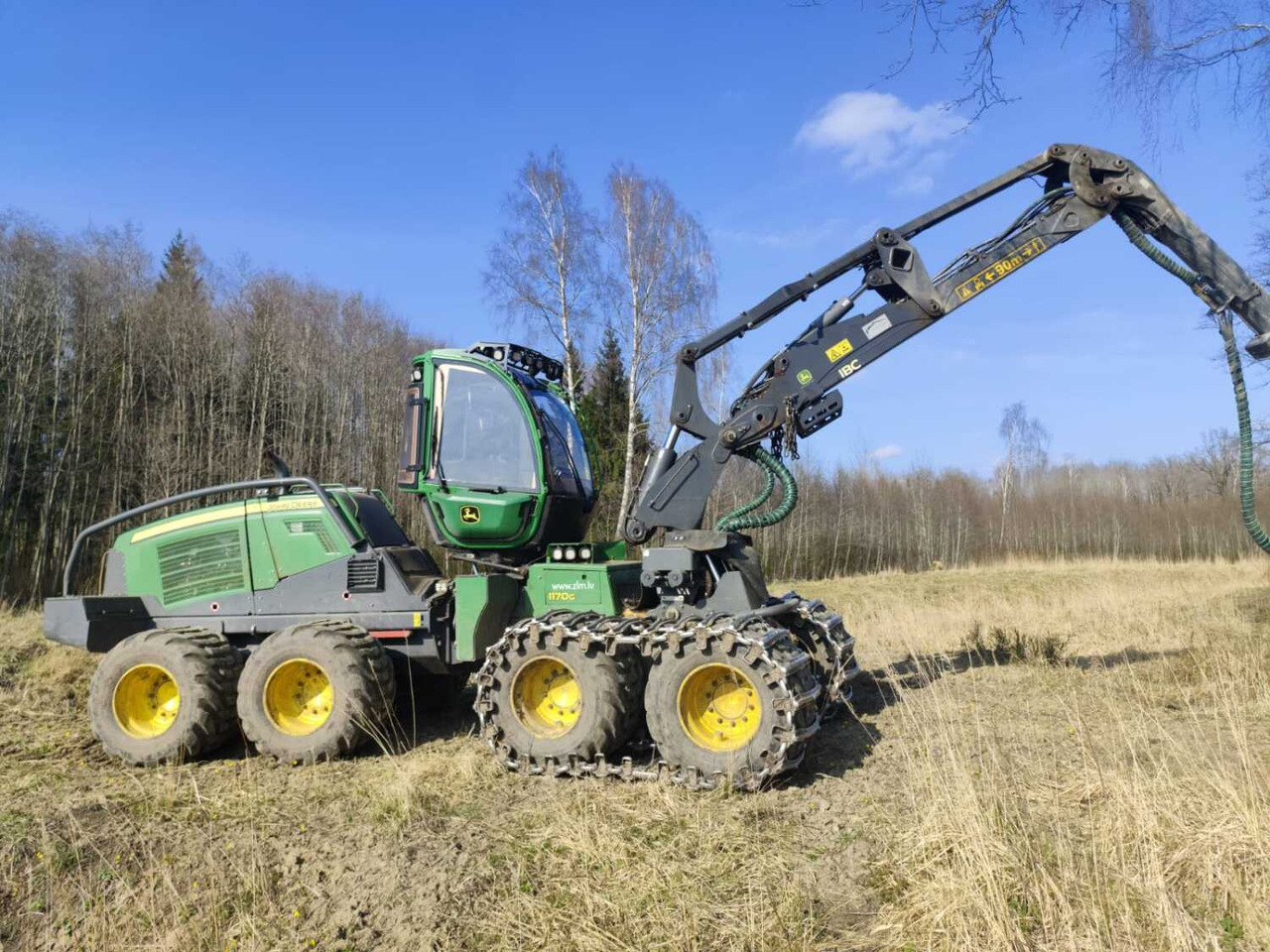 John Deere 1170G with H413 - 산림용 수확기 : 사진 1 John Deere 1170G with H413 - 산림용 수확기 : 사진 1
