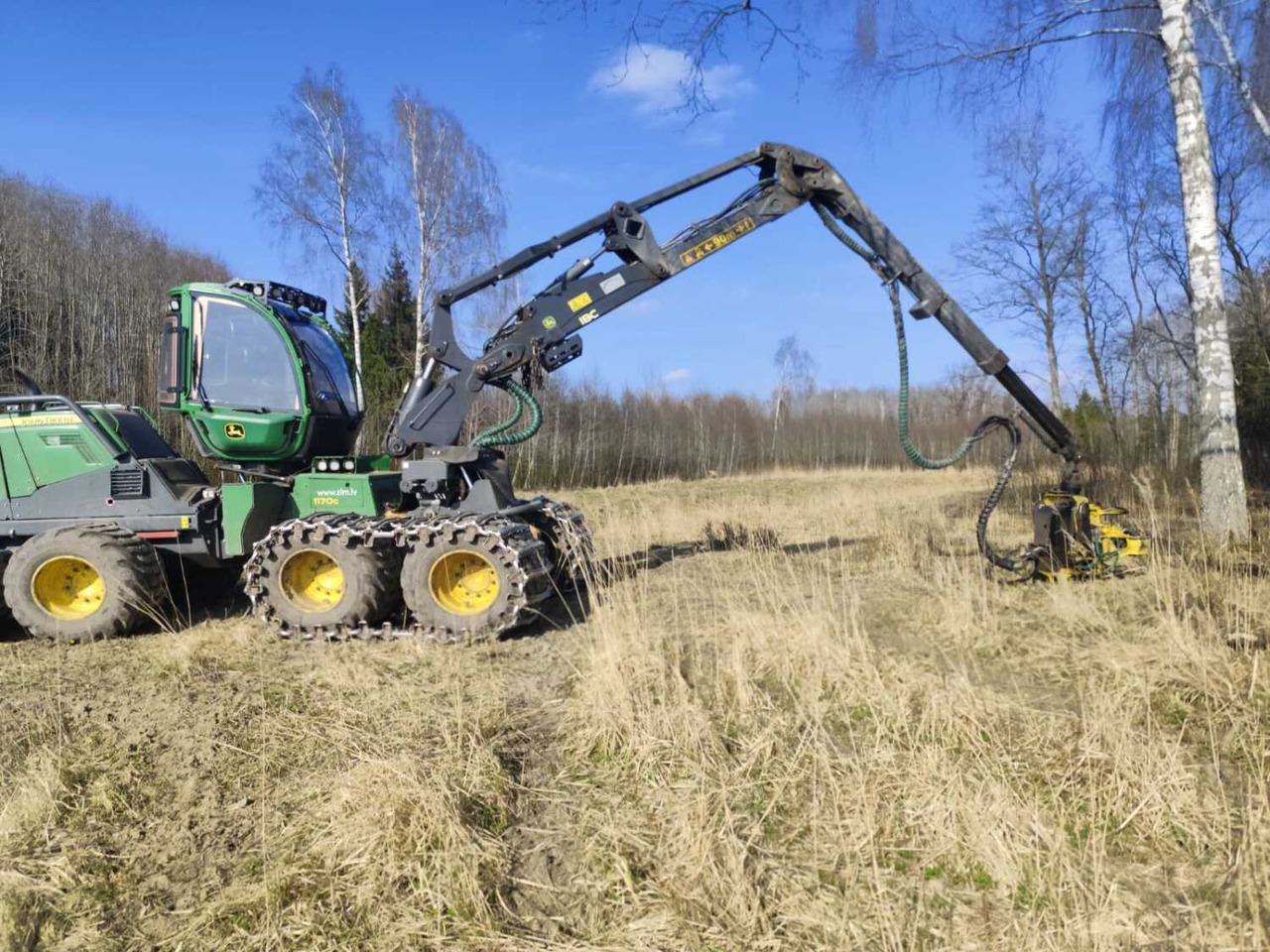 John Deere 1170G with H413 - 산림용 수확기 : 사진 3 John Deere 1170G with H413 - 산림용 수확기 : 사진 3