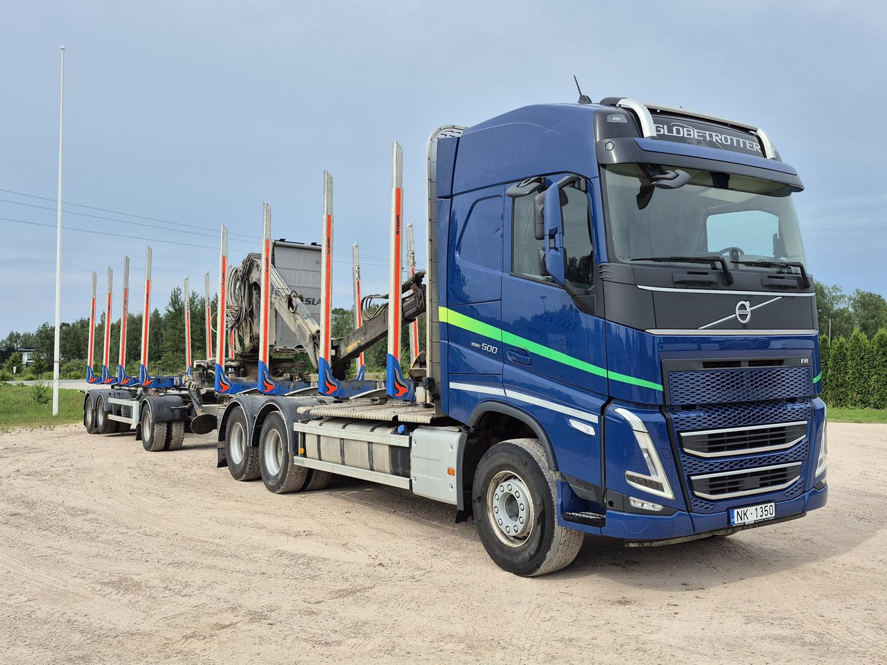 VOLVO FH500 JYKI V31 Kesla - 목재 트럭 : 사진 1 VOLVO FH500 JYKI V31 Kesla - 목재 트럭 : 사진 1