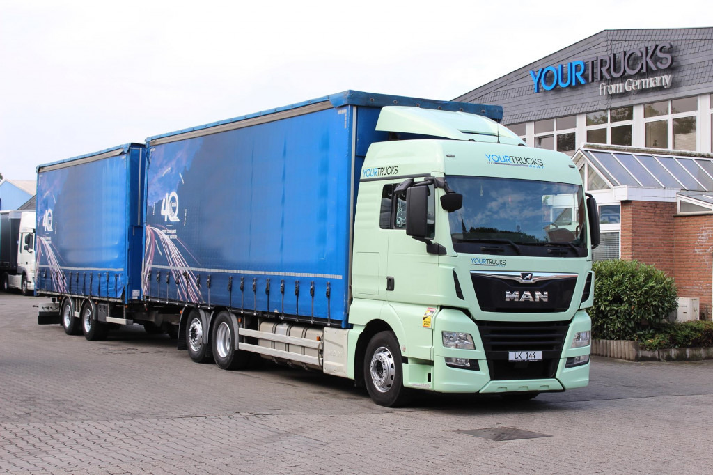 MAN TGX 26.460 Retarder Jumbo-Zug 120M3 Durchlade - 커튼사이더 트럭 : 사진 1 MAN TGX 26.460 Retarder Jumbo-Zug 120M3 Durchlade - 커튼사이더 트럭 : 사진 1