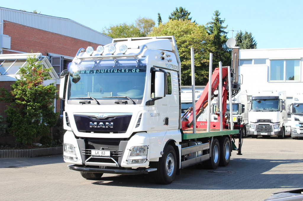 MAN TGX 33.560 D38Motor 6x4 Intarder KESLA-Holzkran - 목재 트럭, 크레인 트럭 : 사진 1 MAN TGX 33.560 D38Motor 6x4 Intarder KESLA-Holzkran - 목재 트럭, 크레인 트럭 : 사진 1