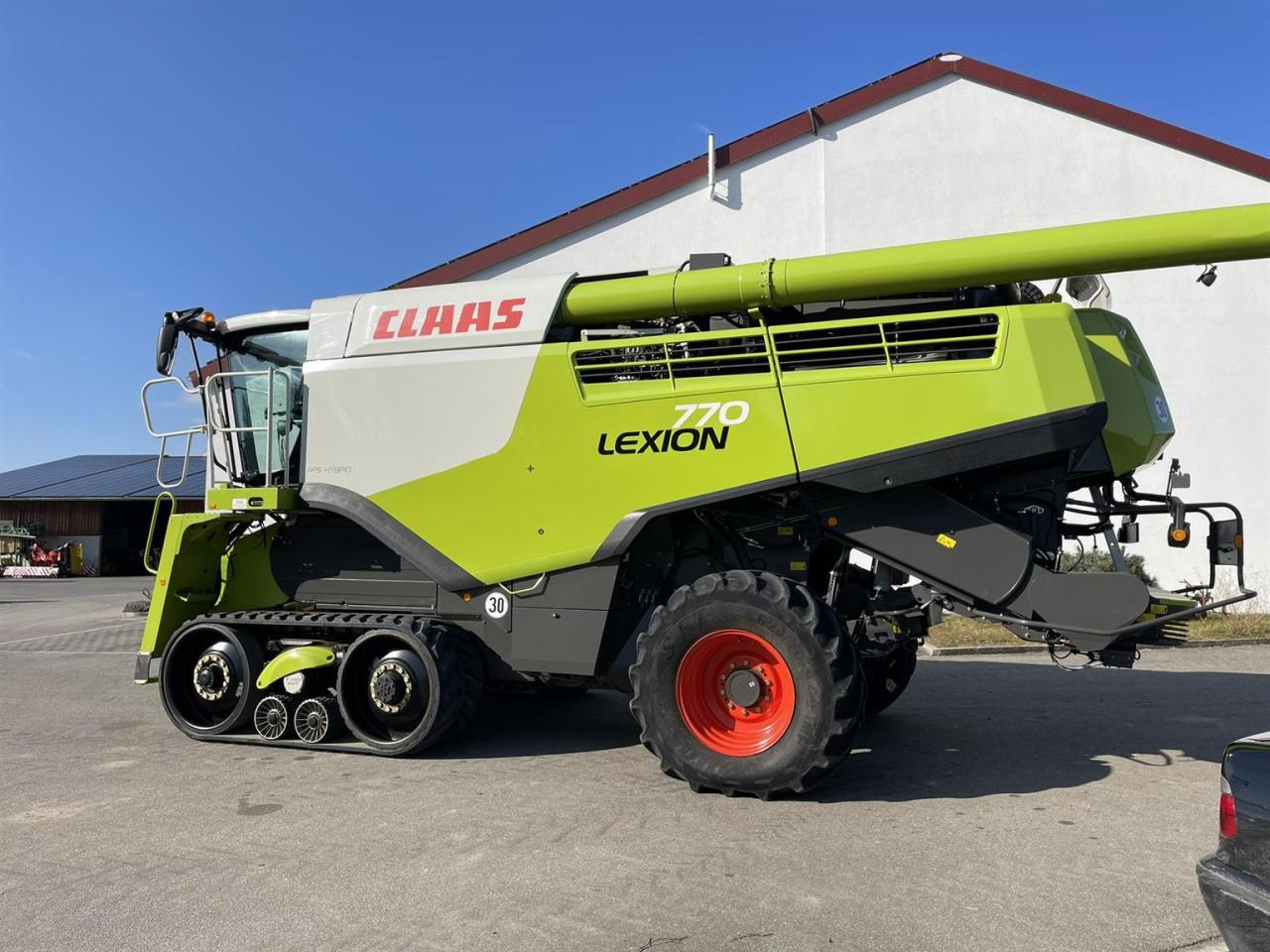 CLAAS Lexion 770TT Modell C76 mit CEMOS AUTOMATIC und Schneidwerk V1230 - 목초수확기 : 사진 3 CLAAS Lexion 770TT Modell C76 mit CEMOS AUTOMATIC und Schneidwerk V1230 - 목초수확기 : 사진 3