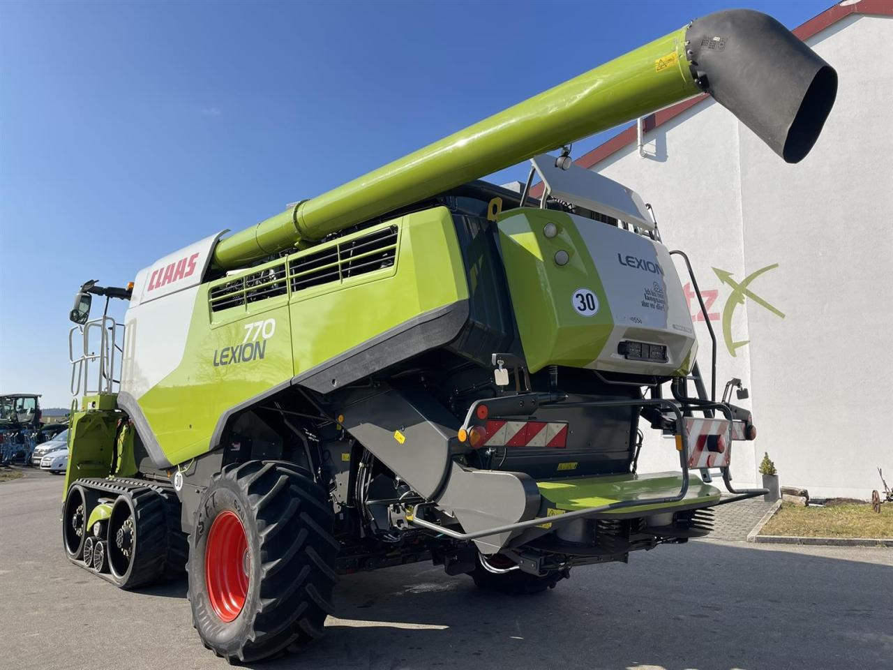 CLAAS Lexion 770TT Modell C76 mit CEMOS AUTOMATIC und Schneidwerk V1230 - 목초수확기 : 사진 4 CLAAS Lexion 770TT Modell C76 mit CEMOS AUTOMATIC und Schneidwerk V1230 - 목초수확기 : 사진 4
