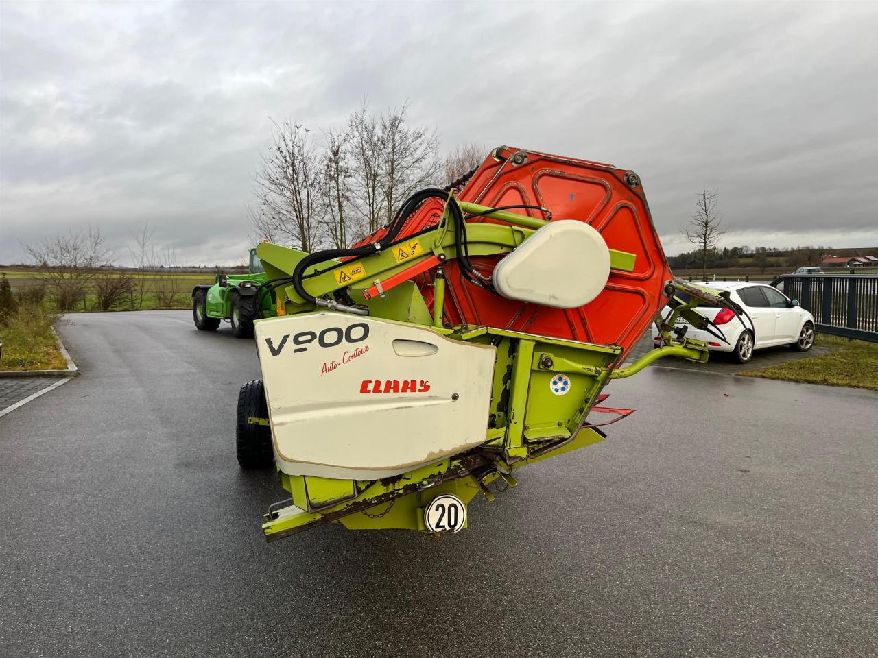 CLAAS Schneidwerk Vario V900 mit Wagen, Rapsausrüstung - 옥수수 헤더 : 사진 5 CLAAS Schneidwerk Vario V900 mit Wagen, Rapsausrüstung - 옥수수 헤더 : 사진 5