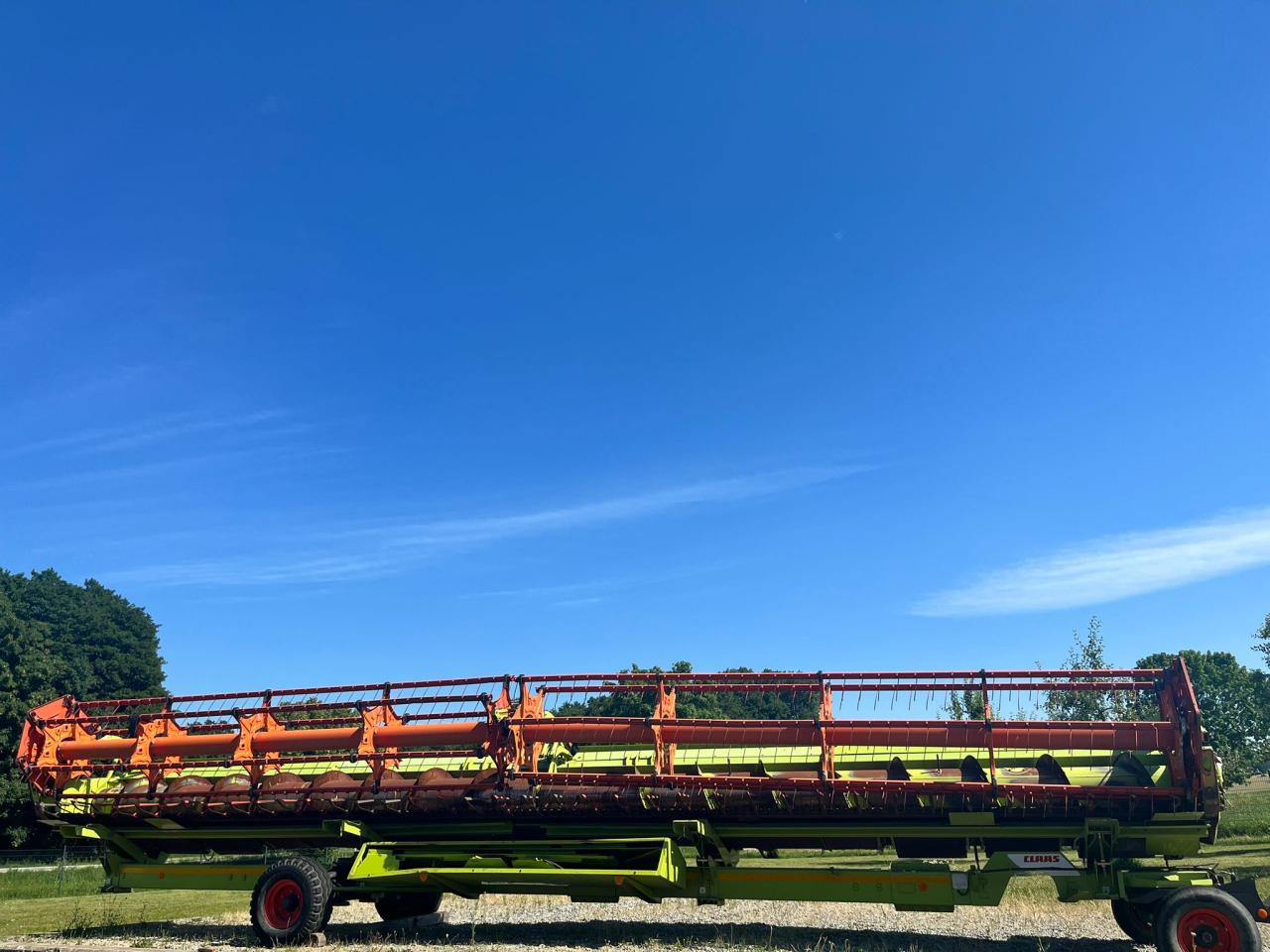 CLAAS Vario 1200, Claas Ersatzteilspender, ohne SWW - 콤바인 헤더 트레일러 : 사진 3 CLAAS Vario 1200, Claas Ersatzteilspender, ohne SWW - 콤바인 헤더 트레일러 : 사진 3