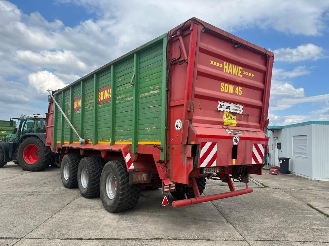 HAWE Tridem SDW 45T, Silagewagen - 농장 티핑 트레일러/ 덤프 : 사진 4 HAWE Tridem SDW 45T, Silagewagen - 농장 티핑 트레일러/ 덤프 : 사진 4