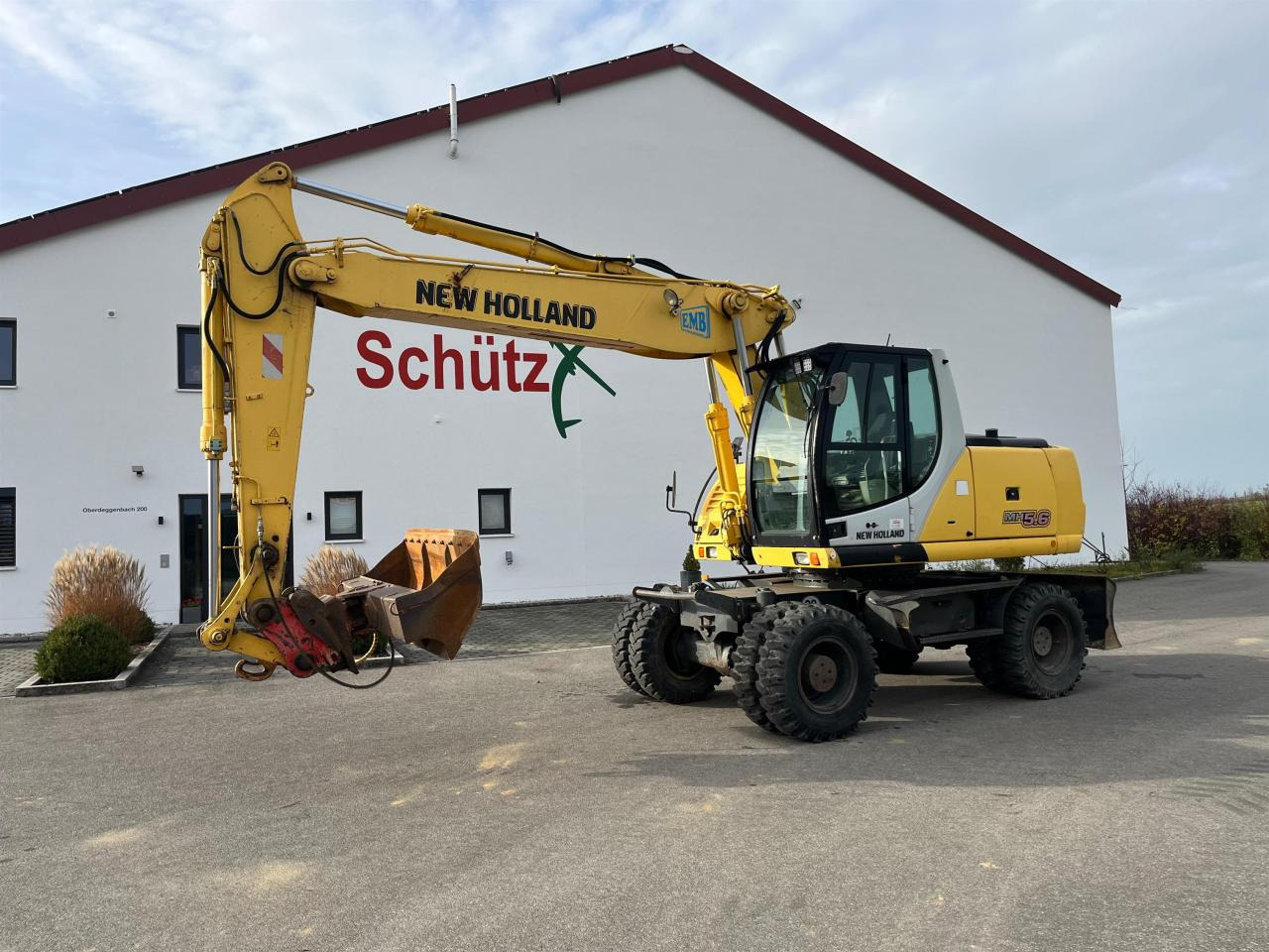 New Holland MH 5.6 inkl. Grabenlöffel, Tieflöffel - 휠 굴삭기 : 사진 2 New Holland MH 5.6 inkl. Grabenlöffel, Tieflöffel - 휠 굴삭기 : 사진 2