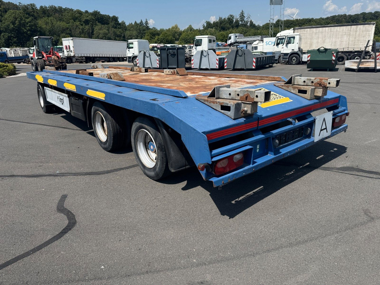 Fliegl TPS 240 3- Achs Kombi Anhänger - Blattfederung- - 롤오프/ 스킵 트레일러 : 사진 3 Fliegl TPS 240 3- Achs Kombi Anhänger - Blattfederung- - 롤오프/ 스킵 트레일러 : 사진 3